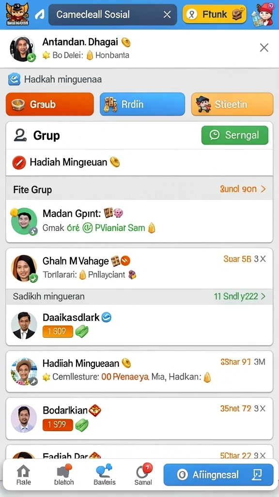 jamin777 - Tangkapan layar menunjukkan tema slot yang berwarna-warni dan menarik.