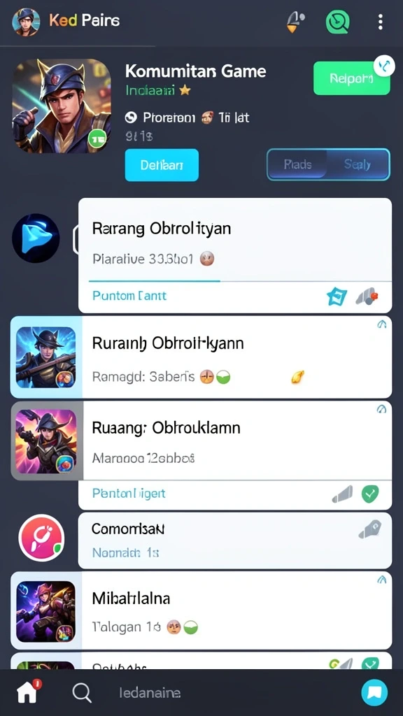 neoparty - UI yang intuitif dan mudah digunakan