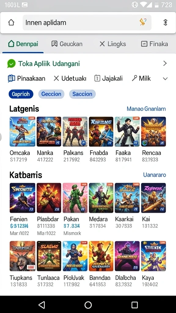 tokped777 - Tampilan antarmuka yang menarik dan mudah dinavigasi.